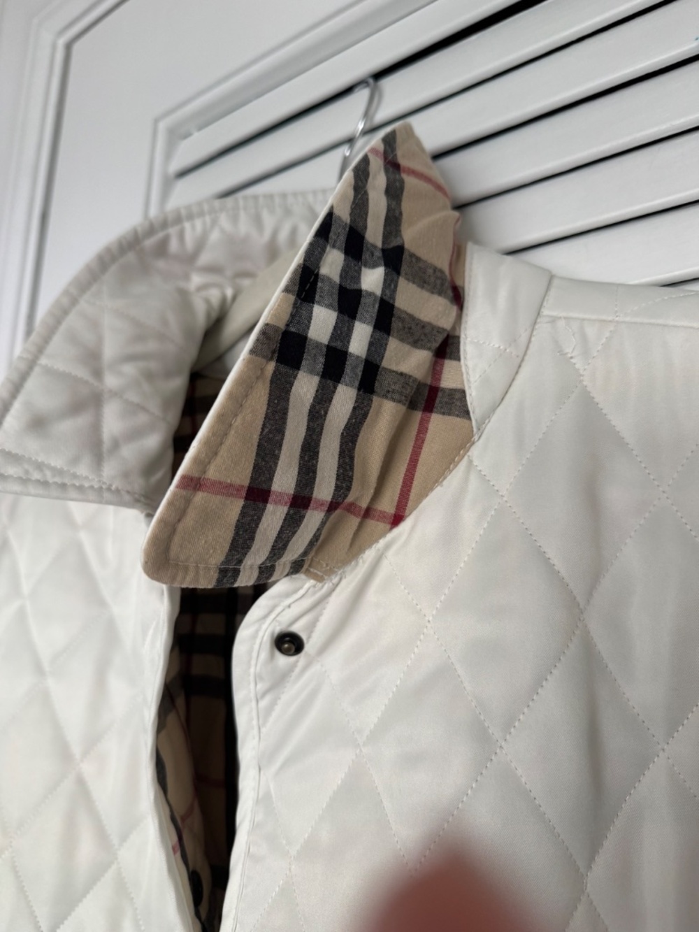 Authentic Burberry quilted coat- signature nova check lined jacket- Size M - Picture 5 of 11